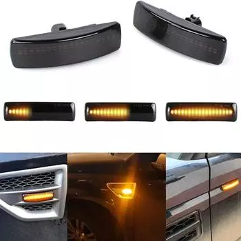 1 пара светодиодных габаритных огней с дымчатыми линзами LR007954 для Land Rover LR2 LR3 LR4