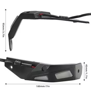 1 пара светодиодных накладок на руль для Can-Am Ryker 600 900 Sport Rally аксессуары