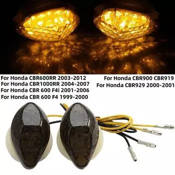 1 пара светодиодных указателей поворота для мотоцикла Honda CBR600RR CBR1000RR CBR 600 F4 F4i CBR900 CBR919