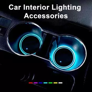 1 пара светящихся подставок для автомобиля Smart Sensing перезаряжаемые 3 режима освещения