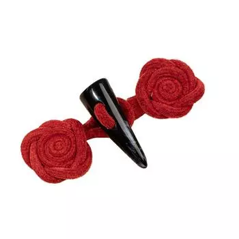 1 пара свитеров DIY роза аксессуары ручной работы пальто шитье из смолы вельветовые пуговицы красный