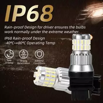 1 пара T25 3157 P27/7W светодиодные фонари заднего хода 36SMD Plug And Play белый