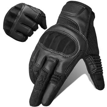 1 пара тактических перчаток, перчатки для стрельбы, черные, для тренировок по выживанию в пейнтболе на открытом воздухе