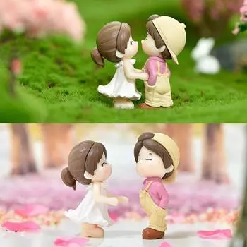 1 пара танцующая пара миниатюрный настольный домашний декор торт украшение подарки кукольный домик