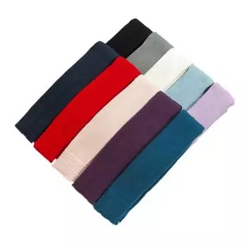 1 пара теплых женских носков для девочек, длинные носки без стопы, танцевальные балетные носки 75 см чёрный