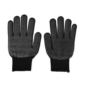 1 пара термостойких перчаток, профессиональные мягкие термостойкие перчатки для укладки волос и завивки