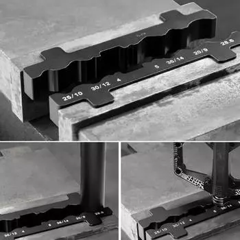 1 пара тисков для велосипедного верстака, приспособление для ремонта велосипедной втулки, педали, амортизационной вилки чёрный