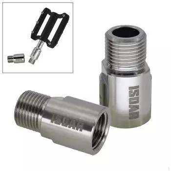 1 пара титановых удлинителей педалей, проставки, винт, кривошип 9/16 дюйма, деталь