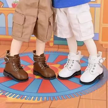 1 пара тканевых кукольных сапог, модные маленькие миниатюрные размеры в соотношении 1/6 чёрный