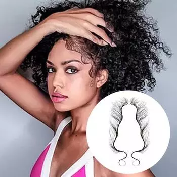 1 пара тонких долговечных различных стилей детские наклейки для волос окантовка линии роста волос временная татуировка наклейка для женщин 1