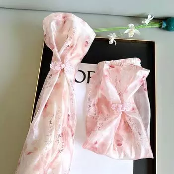 1 пара тонких дышащих застежек из ледяного шелка на открытом воздухе с защитой от ультрафиолета, солнцезащитный крем, рукав для игр