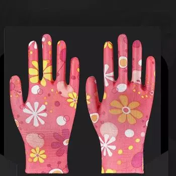 1 пара тонких садовых перчаток, защитные перчатки для женщин, рабочие перчатки для посадки растений, перчатки для работы на открытом воздухе Style10