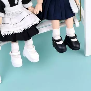 1 пара трехцветных OB11 кукольных униформ обуви имитация 1/12 Bjd кукольная обувь YMY куклы коричневый