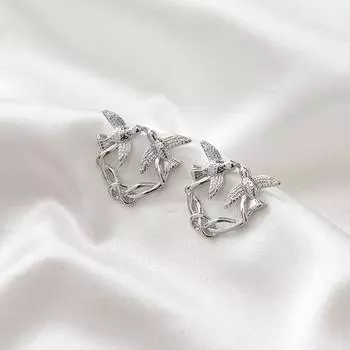 1 пара трендовых очаровательных креативных сережек-неразлучников, милые простые серьги ручной работы для женщин, девочек, ювелирные изделия, аксессуары, подарки