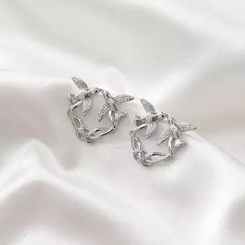 1 пара трендовых очаровательных креативных сережек-неразлучников, милые простые серьги ручной работы для женщин, девочек, ювелирные изделия, аксессуары, подарки