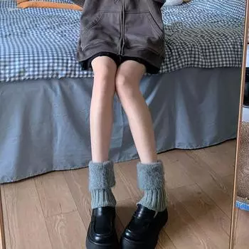 1 пара трикотажных перьевых носков с впитыванием пота, антифрикционных, универсальных, 3 цветов, плюшевые кроссовки чёрный