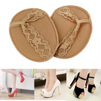 1 пара туфель на высоком каблуке в передней части стопы, нескользящие подушечки на полметра