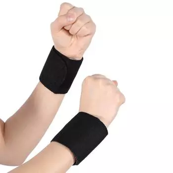 1 пара турмалиновых магнитных массажных терапий, самонагревающийся бандаж на запястье, поддержка протектора