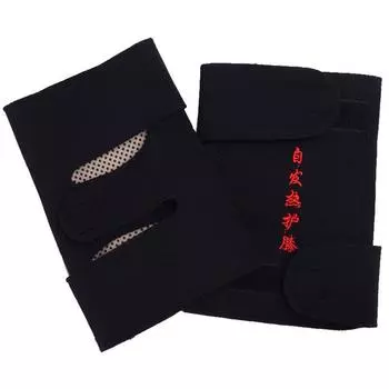 1 пара турмалиновых магнитных самонагревающихся наколенников для здравоохранения, фитнеса и спорта, поддержка колена 76cm