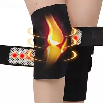1 пара турмалиновых самонагревающихся наколенников с акупунктурной магнитной терапией, поддерживающих наколенник, облегчение артрита, боль в коленной чашечке