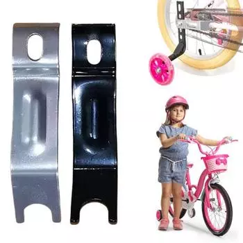 1 пара удлинителей оси для детских велосипедов, удлинительные болты стабилизатора для горных велосипедов, удлинители тренировочных колес для велосипеда с резьбой чёрный