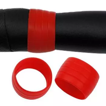 1 пара удобных устойчивых к царапинам стабильных ремней с фиксирующим кольцом, противоскользящая лента для езды на велосипеде красный