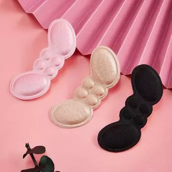 1 пара удобных вставок под пятку, съемные удобные подушечки для захвата 3mm чёрный