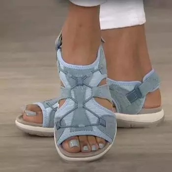 1 пара удобных женских сандалий, удобные летние сандалии для отдыха, пляжа и отдыха с низким верхом 40 белый