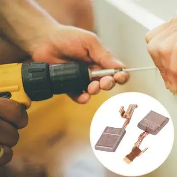 1 пара угольных щеток CB-440, высокопрочная утолщенная многожильная проволока, металлическая электрическая шлифовальная машина, угольная щетка, поставка для мастерской