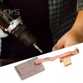 1 пара угольных щеток CB-440, высокопрочная утолщенная многожильная проволока, металлическая электрическая шлифовальная машина, угольная щетка, поставка для мастерской