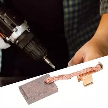 1 пара угольных щеток CB-440, высокопрочная утолщенная многожильная проволока, металлическая электрическая шлифовальная машина, угольная щетка, поставка для мастерской