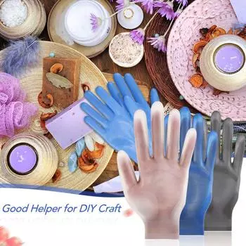 1 пара унисекс DIY Craft силиконовые перчатки многоразовые безопасные эпоксидные перчатки защитные перчатки для пальцев для изготовления ювелирных изделий One Size серый