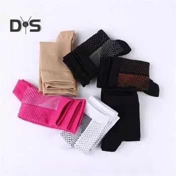 1 пара унисекс компрессионных носков для лодыжек средней длины с высокой эластичностью и открытым носком для нейропатии, спортивная поддержка лодыжки для неограниченного движения S черный белый