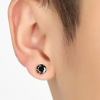 1 пара унисекс, магнитные серьги с цирконием, без пирсинга, ювелирные изделия чистый