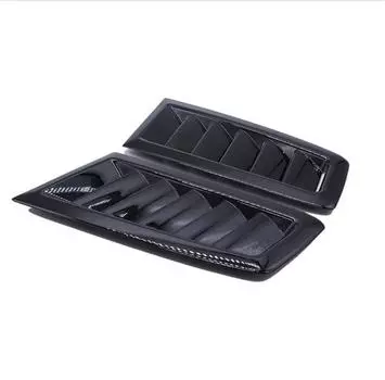 1 пара Универсальные передние вентиляционные отверстия капота автомобиля, воздухозаборник для улучшения аэродинамики, декоративная накладка