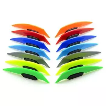 1 пара универсальных мотоциклетных крылышек, аэродинамических спойлеров, динамических декоративных крыльев, наклеек для отделки мотоциклов, скутеров и мотоциклов