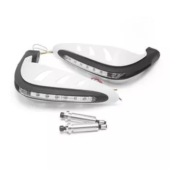 1 пара универсальных мотоциклетных поручней, защита для рук для мотокросса, одна чёрный