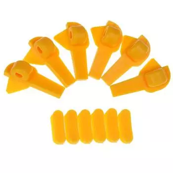 1 пара универсальных нейлоновых деталей для шиномонтажа автомобиля, крепление для демонтажа головки, вставка, защитный обод