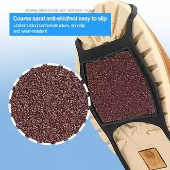 1 пара универсальных нескользящих ботинок с захватом, износостойкие зимние прогулочные ботинки с грубым песком и льдом, ручки для ходьбы по снегу и льду, уличные зимние прогулочные ботинки чёрный