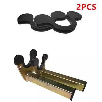 1 пара универсальных противоскользящих резиновых подставок для мотоциклов, опорная рама для колес, подъемный кронштейн, крючки для штатива, резиновые аксессуары чёрный