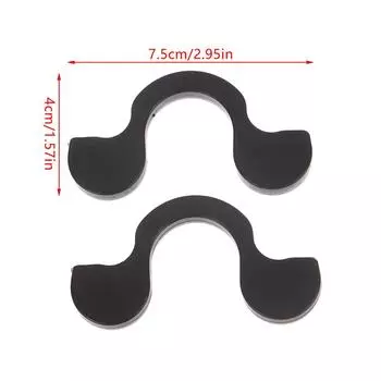 1 пара универсальных противоскользящих резиновых подставок для мотоциклов, опорная рама для колес, поворотный рычаг, подъемные крючки для штатива, резиновые аксессуары