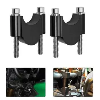 1 пара универсальных рулей, 22 мм, 28 мм, хорошая высокая прочность, твердость, нержавеющая сталь 28mm серебряный