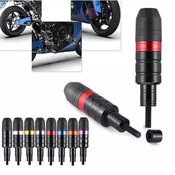 1 пара универсальных слайдеров для рамы мотоцикла, защита двигателя от столкновений с ЧПУ из алюминиевого сплава, защита от падений, для резьбового отверстия 8 мм