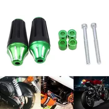 1 пара универсальных слайдеров для рамы мотоцикла из алюминиевого сплава с болтом 8 мм/M8 для Honda Green