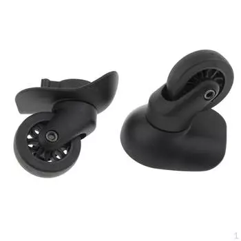 1 пара универсальных вращающихся сменных колес для багажа, рулон A35, размер L.