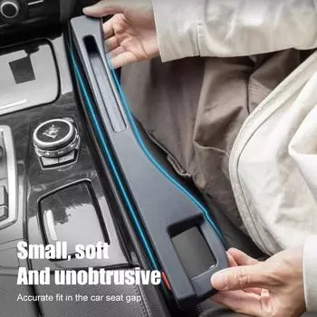 1 пара универсальных заглушек для автомобильных сидений, полоска с боковым швом, наполнитель для автомобильных зазоров, герметичный органайзер для хранения зазоров в сиденьях, украшение интерьера