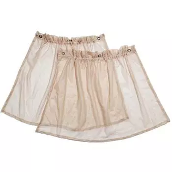 1 пара, универсальный сетчатый солнцезащитный козырек для автомобиля, солнцезащитный козырек для бокового окна, черный, бежевый, летний защитный лист от солнца и УФ-лучей бежевый