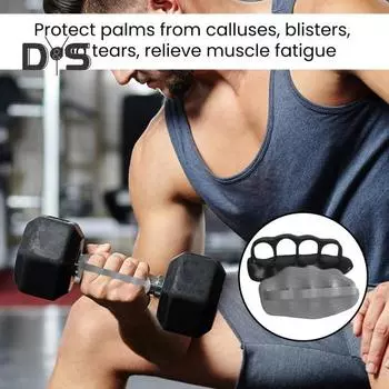 1 пара усилителей хвата, противоскользящий дизайн, эргономичная посадка, высокоинтенсивные тренировки, рукоятки, карманный инструмент для укрепления хвата 1Pair чёрный