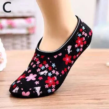 1 пара утолщенных хлопковых носков, зимние теплые термоноски для мужчин и женщин, нескользящие эластичные короткие носки для дома, носки для спальни, тапочки 35-38