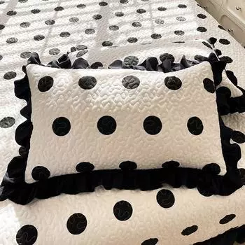 1 пара утолщенных наволочек XL для спальни, наволочки в темном стиле, черные наволочки с цветочным ботаническим узором, наволочки без вставок 48 * 74/pillowcase pair